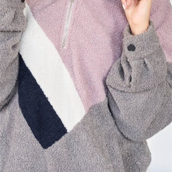 COZY UP multi color Soft Pullover Top - Picture 7 of 7